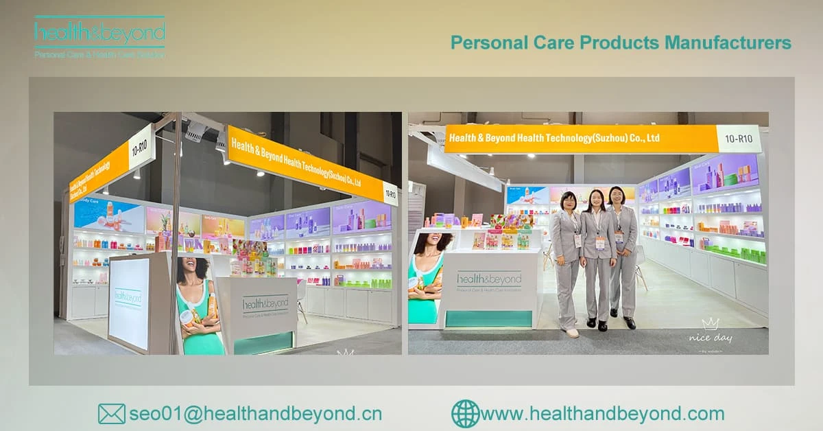 Körperpflegeprodukte von Health&Beyond auf der Cosmoprof Asia 2024