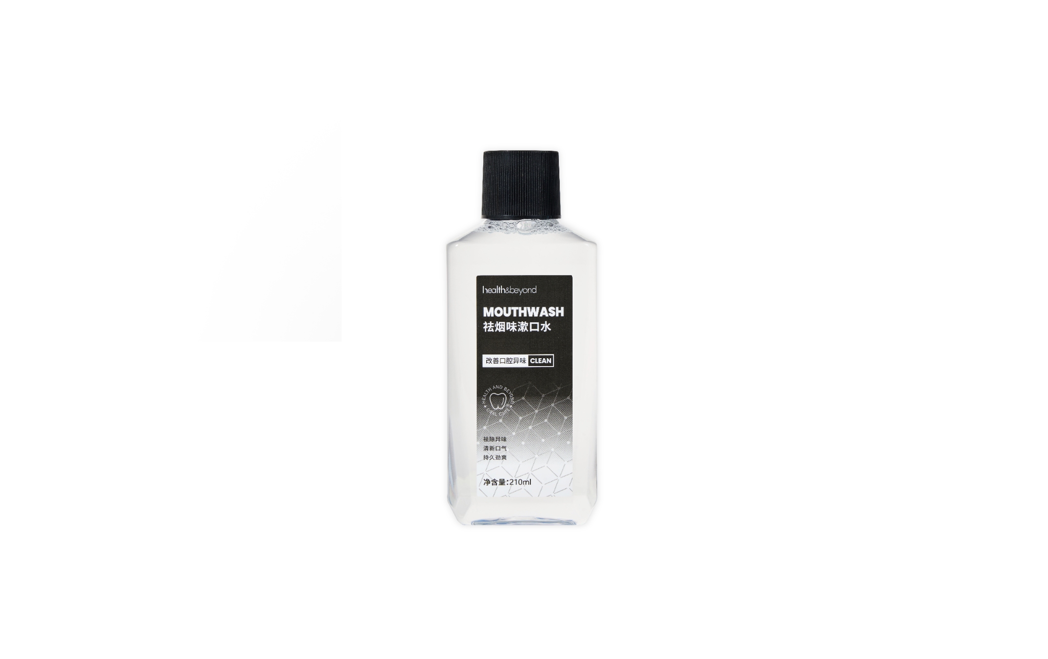 Fresh Breath Mundwasser mit Dreifach-Technologie entfernt Rauchgeruch