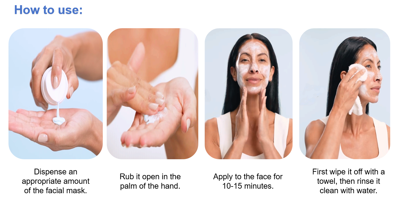 Wirbel-Gesichtsmaske