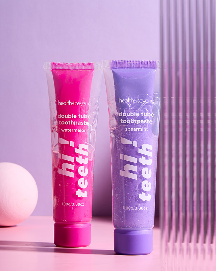 Doppeltube Zahnpasta mit Doppelwirkung