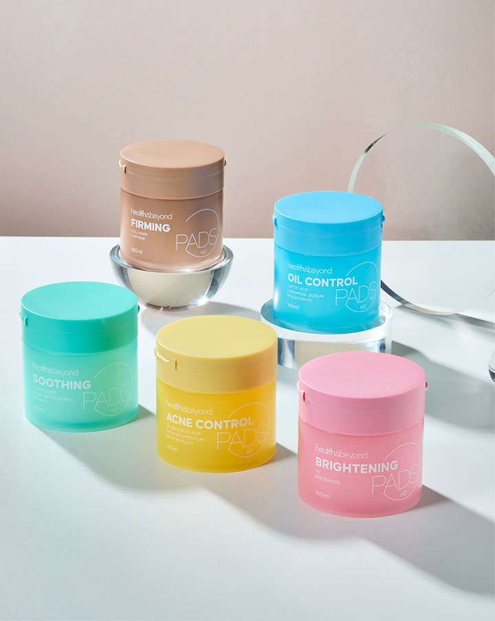 Beruhigende und feuchtigkeitsspendende Wattepads