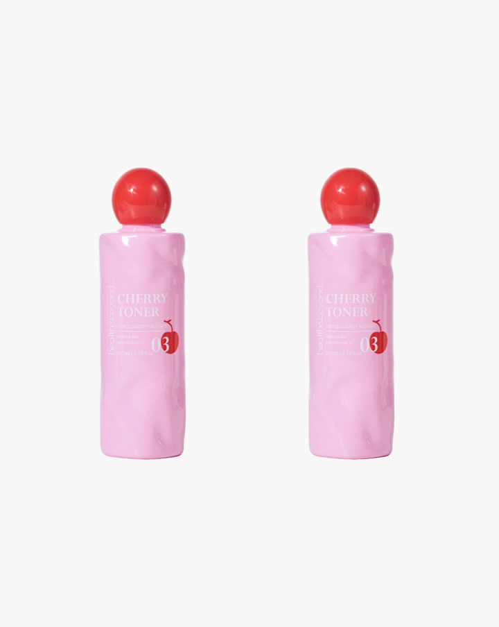 Kirschfarbenes, aufhellendes Feuchtigkeits-Gesichtswasser