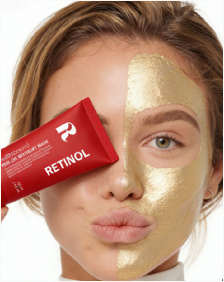 Schimmernde Peel-Off-Maske