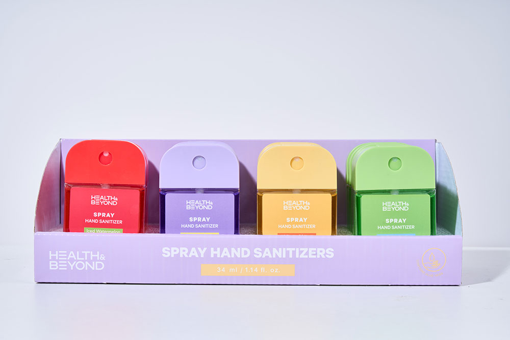 alcohol hand spray